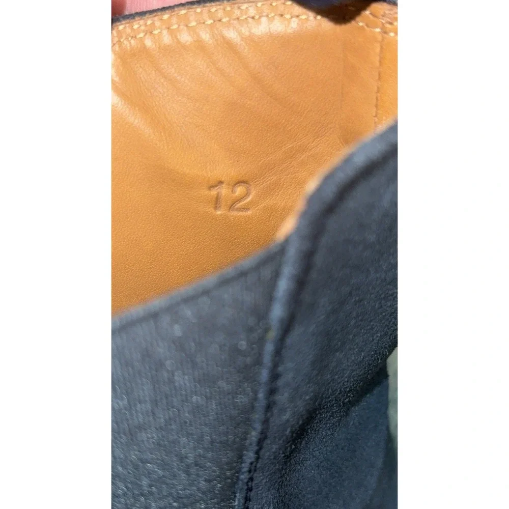 Men's Oro Suede Chelsea Boots Blue Size 12